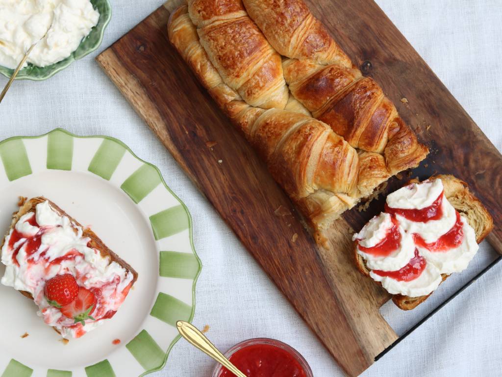 Croissant brood (croissant leaf)