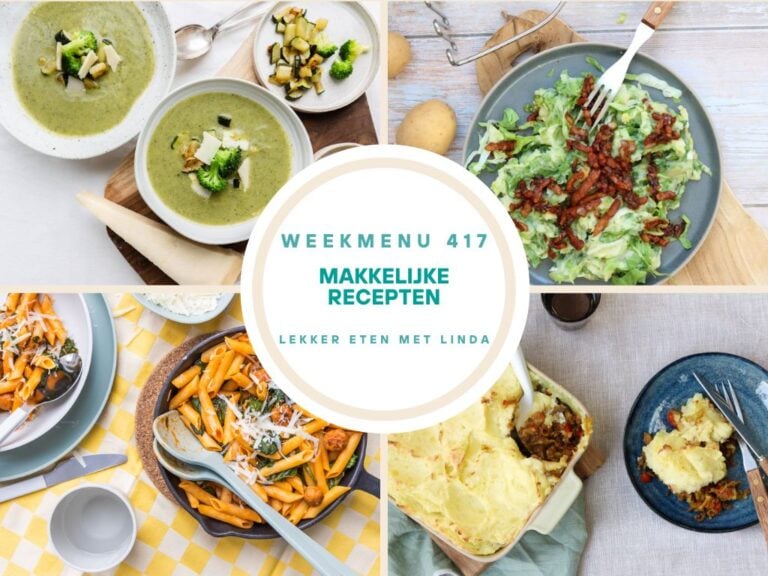 Wat eten we vandaag weekmenu