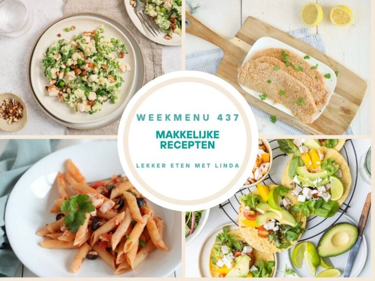 Wat eten we vandaag weekmenu
