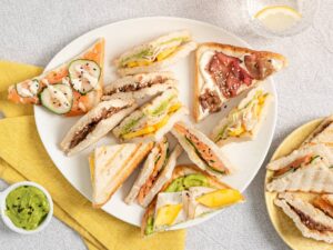 High tea sandwiches