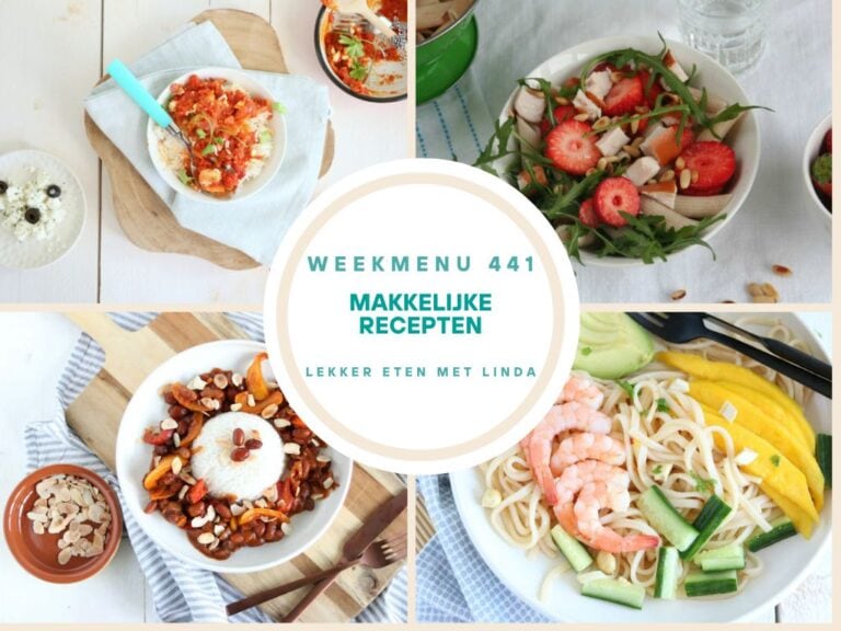Wat eten we vandaag weekmenu